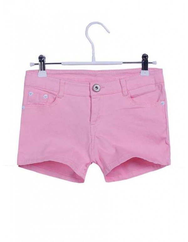 Casual Candy Color Hot Shorts Pants
