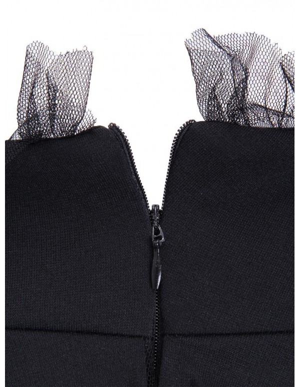 Solid Color Women Flounced Lace Culottes Lotus Leaf Shorts Short Skirt