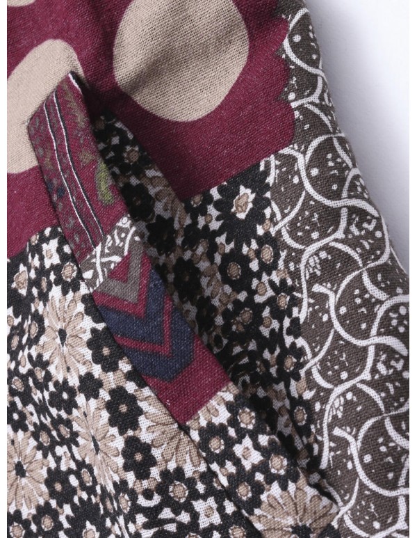 L-5XL Vintage Women Fleece Thick Coats