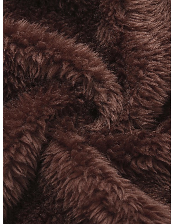 L-5XL Vintage Women Fleece Thick Coats