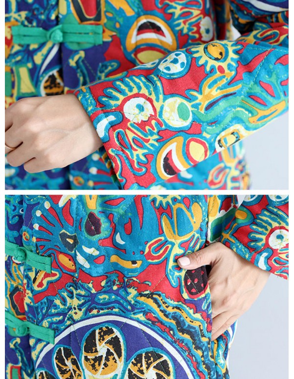 New Casual Women Loose Cotton Linen Long Windbreaker Jacket
