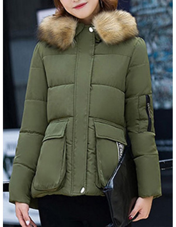 Winter Women Thick Cotton Coat