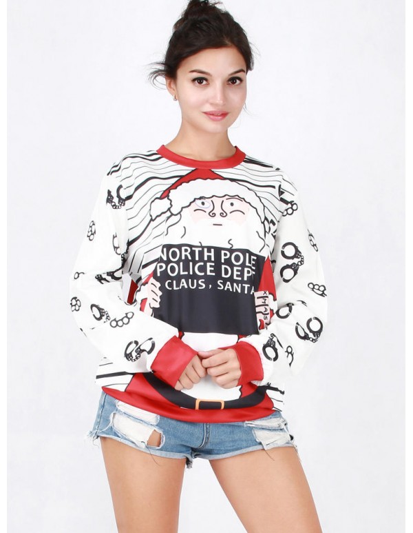 Plus Size Casual Women Christmas Sweatshirts