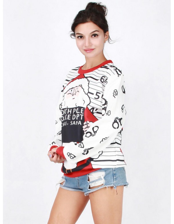 Plus Size Casual Women Christmas Sweatshirts