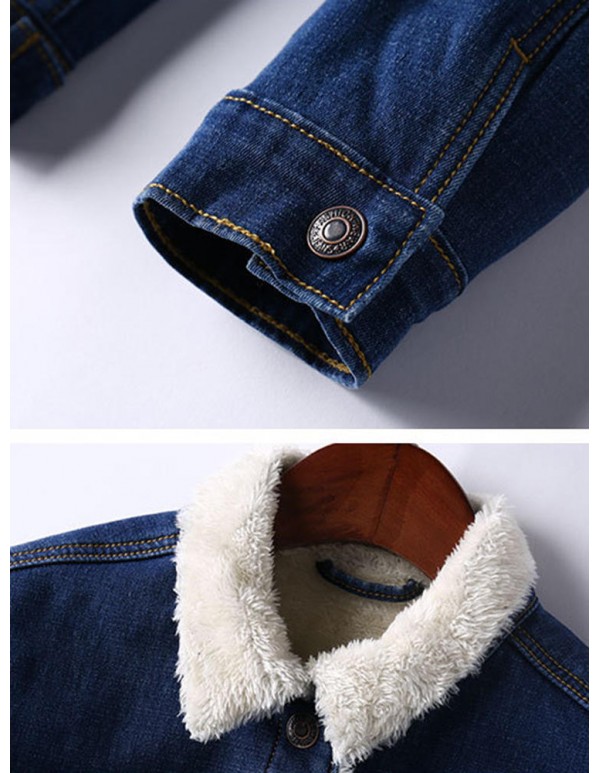 XL-5XL Casual Women Thick Denim Jackets