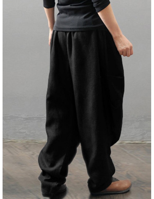 M-5XL Casual Women Loose Baggy Harem Pants