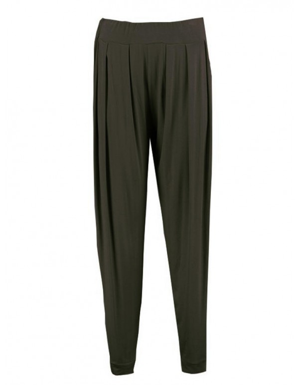 Plus Size Causal Loose Elastic High Waist Harem Pants For Women